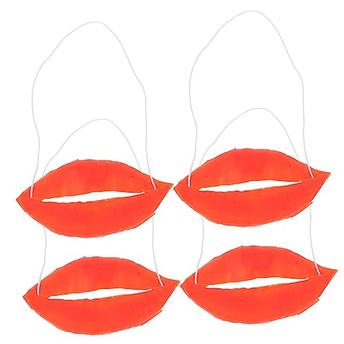 TOYANDONA 4stücke Halloween Wurstmaul Cosplay Mundrequisiten Aus Großes Wurstdekor Für Party Zirkus Und Clownkostüme Geeignet Für Erwachsene von TOYANDONA