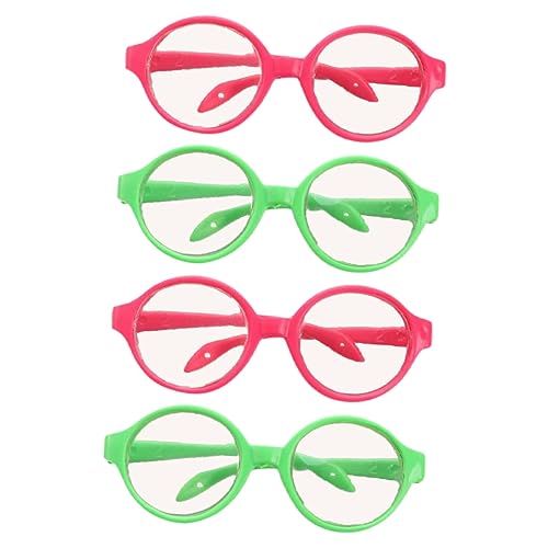 TOYANDONA 4pcs Puppenhaus Kunststoff Gläser Requisiten Mini Puppe Gläser Modelle Puppenhaus Zubehör Puppe Liefert von TOYANDONA