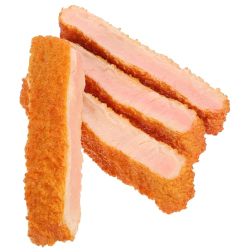 TOYANDONA 4stücke Kunst Lebensmittel Modell Realistische Simulation Von Gebratenem Schweinekotelett Für Küche Und Fotografie Dekorative Requisiten Für Zuhause Und Veranstaltungen von TOYANDONA