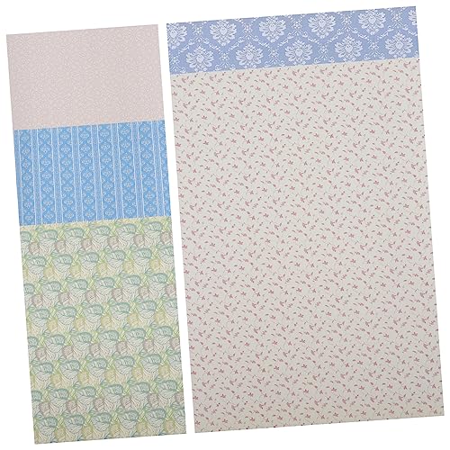 TOYANDONA 5blätter Miniaturtapete Für Wandaufkleber Für Und Schlafzimmer Selbstklebend Dekorative Accessoires Für Mini Häuser TOYANDONA 5blätter Miniaturtapete Für Wandaufkleber Für Und Schlafzimmer Selbstklebend Dekorative Accessoires Für Mini Häuser von TOYANDONA