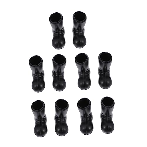 TOYANDONA 5 Paare Mini-Stiefel Weihnachtsdekoration Weihnachts Figuren weihnachtssdeko Weihnachtsminiaturen basteln Spielzeugschuhe Exquisite Minischuhe Mini-Schuhverzierungen Plastik Black TOYANDONA 5 Paare Mini-Stiefel Weihnachtsdekoration Weihnachts Figuren weihnachtssdeko Weihnachtsminiaturen basteln Spielzeugschuhe Exquisite Minischuhe Mini-Schuhverzierungen Plastik Black von TOYANDONA