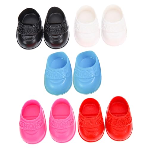 TOYANDONA 17 cm Puppenschuhe 5 Paar Miniatur-puppenschuhe Miniatur-kunststoffschuhe Dekoratives Miniatur-Spielzeug Für Mini- TOYANDONA 17 cm Puppenschuhe 5 Paar Miniatur-puppenschuhe Miniatur-kunststoffschuhe Dekoratives Miniatur-Spielzeug Für Mini- von TOYANDONA