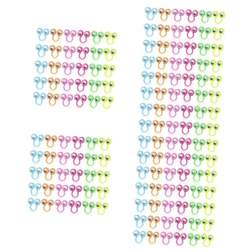 TOYANDONA 5 Sätze Aktivitätsringspielzeug Fingerpuppen Augapfel Fingerpuppe Lustige Fingerpuppen Kullerauge-fingerringe Plastik Zufällige Farbe 30 Stück * 5 von TOYANDONA