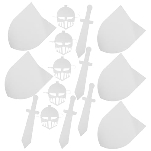 TOYANDONA 5 Sätze Diy Mittelalter Ritter Schild Maske Bastelset aus Leichtem Karton zum Bemalen Kinderfreundlich Robust für Halloween Kostüme Party Requisiten Rollenspiele und Kreative TOYANDONA 5 Sätze Diy Mittelalter Ritter Schild Maske Bastelset aus Leichtem Karton zum Bemalen Kinderfreundlich Robust für Halloween Kostüme Party Requisiten Rollenspiele und Kreative von TOYANDONA
