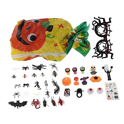 TOYANDONA 5 Sätze Halloween-Requisiten Spielzeug Spinne Insekt Geist Dekorationen Kind schmücken Plastik von TOYANDONA
