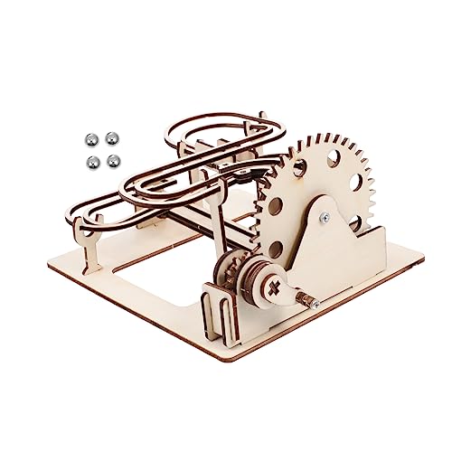 TOYANDONA 5 Sätze Kugel-Holzpuzzle 3D-Montage-Holzpuzzle Kinder rätsel Modelle Rätsel für Erwachsene Laufpuzzle aus Holz Murmelbahn-Puzzle Erwachsener Labyrinth-Kugel Laufanzug Suite Stahl von TOYANDONA