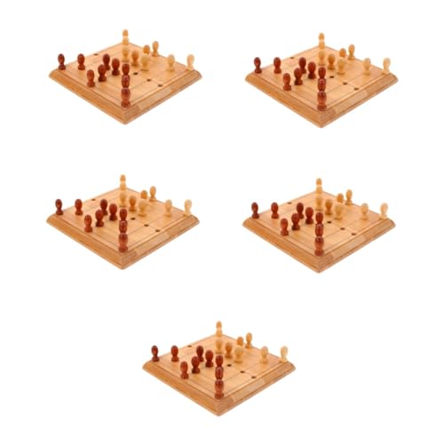 TOYANDONA 5 Sätze Mini Schach Entwicklungsspielzeug Lernspielzeug Spielzeuge Schach Spielzeug kleines Tischschachspielzeug Schreibtisch einstellen Schachset Kind von TOYANDONA