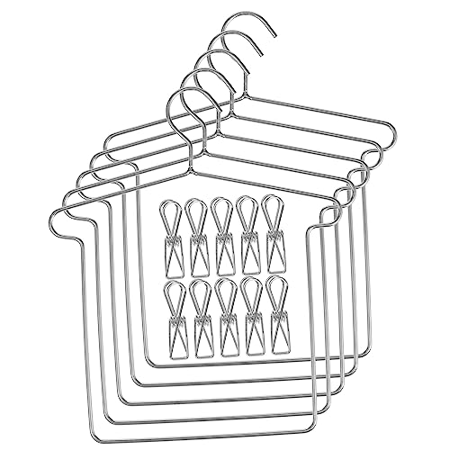 TOYANDONA 5 Sätze Puppenaufhänger Miniatur Klein Kleidung Unser Für Puppenhaus Kleiderbügel Mini-aufhänger Mini-zubehör Mini-hausschmuck Aufhänger Mit Clips Rockbügel Mit Clips Silber Eisen TOYANDONA 5 Sätze Puppenaufhänger Miniatur Klein Kleidung Unser Für Puppenhaus Kleiderbügel Mini-aufhänger Mini-zubehör Mini-hausschmuck Aufhänger Mit Clips Rockbügel Mit Clips Silber Eisen von TOYANDONA