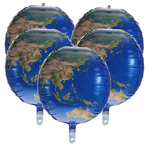 TOYANDONA 5 Stück 22 Ballon aus Aluminiumfolie ballons balloons Ballondekoration selber machen Ballondekorationszubehör ballonie aufblasbarer Wanddekoration für Geburtstagsfeier von TOYANDONA