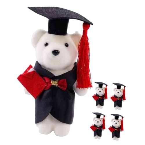 TOYANDONA 5 Stück Abschlussfeier Der Puppe Dekoration Mini-stoffbären Cartoon-plüschbären Kleine Bärenpuppe Plüschbärenpuppe Zarter Ausgestopfter Bär Abschlusspuppe Polyester TOYANDONA 5 Stück Abschlussfeier Der Puppe Dekoration Mini-stoffbären Cartoon-plüschbären Kleine Bärenpuppe Plüschbärenpuppe Zarter Ausgestopfter Bär Abschlusspuppe Polyester von TOYANDONA