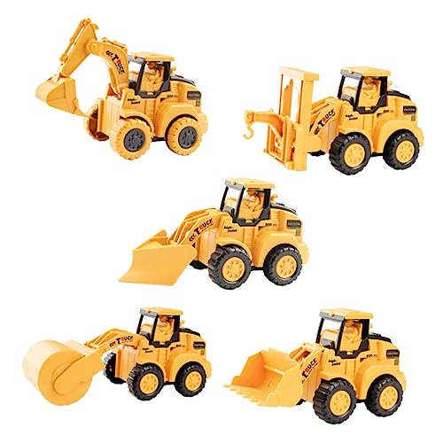 TOYANDONA 5 Stück Bagger für kinderspielzeug puppenwagen Sandspielzeug Kid Toys Engineering-LKW- Kindermodellauto aus Kunststoff Plastik TOYANDONA 5 Stück Bagger für kinderspielzeug puppenwagen Sandspielzeug Kid Toys Engineering-LKW- Kindermodellauto aus Kunststoff Plastik von TOYANDONA