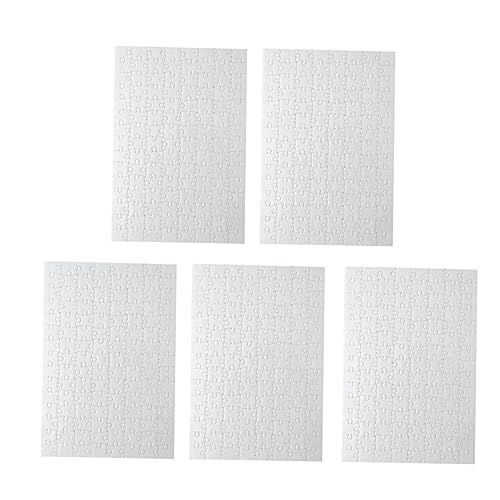 TOYANDONA 5 Stück Blanko Puzzle DIY Malpuzzle aus Papier für Kreative Bastelprojekte für Kindergeburtstage und Schulaktivitäten TOYANDONA 5 Stück Blanko Puzzle DIY Malpuzzle aus Papier für Kreative Bastelprojekte für Kindergeburtstage und Schulaktivitäten von TOYANDONA
