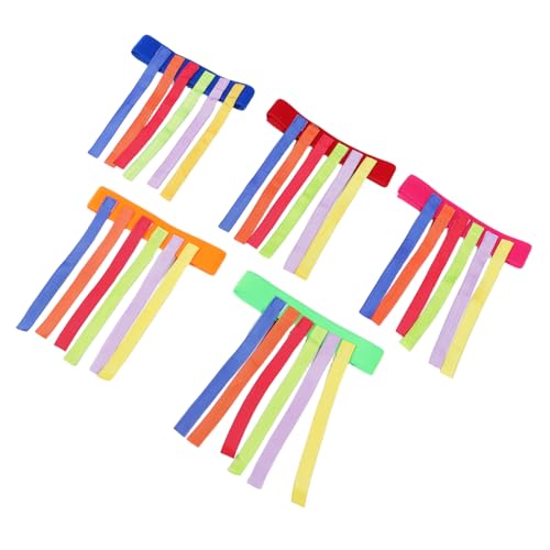 TOYANDONA 5 Stück Catch Tail Spielgurt für Kindergarten Sportspielzeug Motorischen Fähigkeiten Sozialer Interaktion Gürtel für Outdoor Aktivitäten und Feste TOYANDONA 5 Stück Catch Tail Spielgurt für Kindergarten Sportspielzeug Motorischen Fähigkeiten Sozialer Interaktion Gürtel für Outdoor Aktivitäten und Feste von TOYANDONA