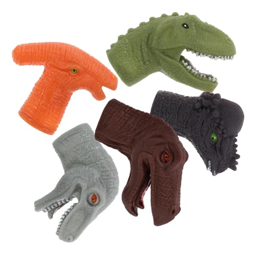TOYANDONA 5 Stück Dinosaurier Fingerpuppen Set Teiliges Flexibles Handspielzeug aus Sicherem Material für Geschichtenerzählen Rollenspiele und Interaktive Lernspiele TOYANDONA 5 Stück Dinosaurier Fingerpuppen Set Teiliges Flexibles Handspielzeug aus Sicherem Material für Geschichtenerzählen Rollenspiele und Interaktive Lernspiele von TOYANDONA
