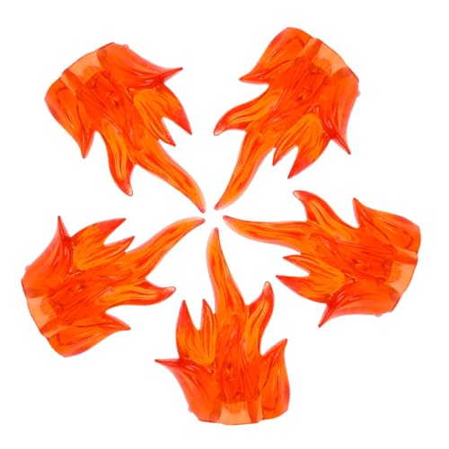 TOYANDONA Konstruktionskegel-Spielzeug 5-teilige Actionfigur Mit Flammen- Und Eiseffekten Pädagogische Bausteine ​​für Jungen Und Mädchen von TOYANDONA