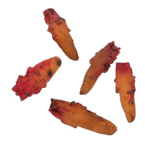 TOYANDONA 5 Stück Gefälschte Fingerspielzeuge Horror Halloween Finger Halloween Requisiten Finger Requisiten Gruselige Gruselige Gefälschte Gebrochene von TOYANDONA