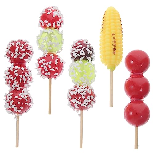 TOYANDONA 5 Stück Grillspieß Modell Grill Barbecue Mini Küche Rollenspiel Essen Mini Maschine Essen Marshmallow Eiscreme Künstlicher Braten Essensmodell Kinderspielzeug TOYANDONA 5 Stück Grillspieß Modell Grill Barbecue Mini Küche Rollenspiel Essen Mini Maschine Essen Marshmallow Eiscreme Künstlicher Braten Essensmodell Kinderspielzeug von TOYANDONA
