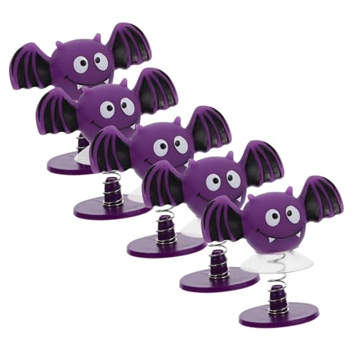 TOYANDONA 5 Stück Hüpfende Fledermausfigur Prallen Streichspielzeug Trick Federnd Spring Launcher Gadgets Springende Federspielzeuge Springspielzeug Neon Violett Kunststoff TOYANDONA 5 Stück Hüpfende Fledermausfigur Prallen Streichspielzeug Trick Federnd Spring Launcher Gadgets Springende Federspielzeuge Springspielzeug Neon Violett Kunststoff von TOYANDONA