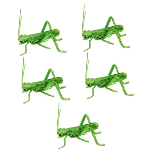 TOYANDONA 5stücke Aluminium Insektenfigur Für Schreibtischdekoration Lebensechte Heuschrecken-Statue Grün Für Kreative Raumgestaltung Und Kleine Deko- TOYANDONA 5stücke Aluminium Insektenfigur Für Schreibtischdekoration Lebensechte Heuschrecken-Statue Grün Für Kreative Raumgestaltung Und Kleine Deko- von TOYANDONA