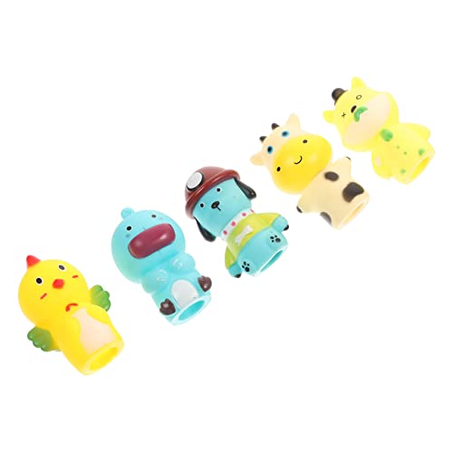 TOYANDONA 5 Stück Interaktive Fingerpuppenspielzeuge Fingerpuppen Kinderpuppen Handpuppe Fingerpuppenspielzeug Für Kleine Fingerpuppen Vinyl von TOYANDONA