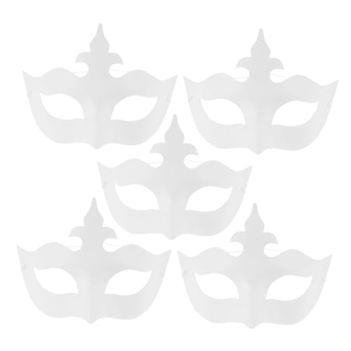 TOYANDONA 5 Stück Kronen Maske Festliche Dekorative Masken Geburtstagsmaske Karnevalsmasken Zum Dekorieren Karnevalsmaske Für Diy -maske Diy-maskenbasteln Masken-cosplay Weiß Papier TOYANDONA 5 Stück Kronen Maske Festliche Dekorative Masken Geburtstagsmaske Karnevalsmasken Zum Dekorieren Karnevalsmaske Für Diy -maske Diy-maskenbasteln Masken-cosplay Weiß Papier von TOYANDONA