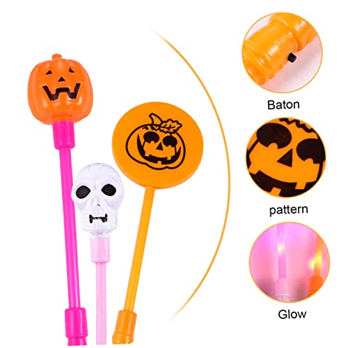 TOYANDONA 5 Stück Leuchtstab The Hallow Halloween Pumpkin süßigkeiten squaschschlaeger kluppe squashmallow Glow Stick leuchtender Kürbis Schüttelstab Leuchtend leuchtender Stab Plastik TOYANDONA 5 Stück Leuchtstab The Hallow Halloween Pumpkin süßigkeiten squaschschlaeger kluppe squashmallow Glow Stick leuchtender Kürbis Schüttelstab Leuchtend leuchtender Stab Plastik von TOYANDONA