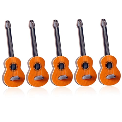 TOYANDONA 5 Stück Mini-Gitarrenmodell Miniatur-Gitarrenmodell- Mini-Musikinstrument Puppenhaus-Minigitarre Gitarren-Desktop-Ornament Kinderspielzeug Puppenhaus -Miniatur -Gitarre Holz TOYANDONA 5 Stück Mini-Gitarrenmodell Miniatur-Gitarrenmodell- Mini-Musikinstrument Puppenhaus-Minigitarre Gitarren-Desktop-Ornament Kinderspielzeug Puppenhaus -Miniatur -Gitarre Holz von TOYANDONA