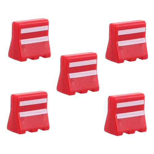 TOYANDONA 5 Stück Mini -Puppenhausmodell Modell puppenhäuser Mini- Verkehrszeichenmodell Miniatur-Puppenstubenmöbel Mini -Bauspielzeug kleines Fass Verkehrsspielset Plastik rot TOYANDONA 5 Stück Mini -Puppenhausmodell Modell puppenhäuser Mini- Verkehrszeichenmodell Miniatur-Puppenstubenmöbel Mini -Bauspielzeug kleines Fass Verkehrsspielset Plastik rot von TOYANDONA