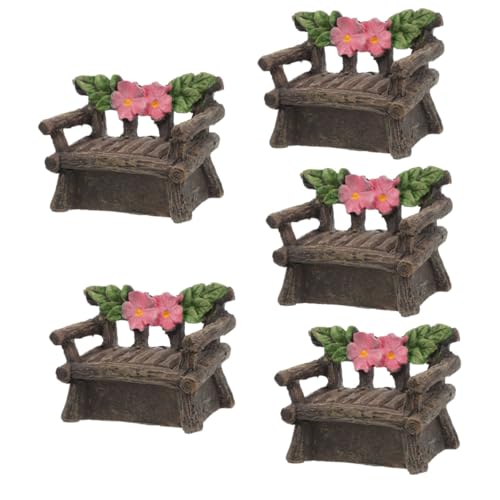 TOYANDONA 5 Stück Mini-Stuhl Gartenverzierung Miniatur Ideen für die Gartendekoration Mini Möbel Mini-Gartendekorationen Gartenzubehör Mini-Puppenhausmöbel Mini -Harz -Figuren Kunstharz TOYANDONA 5 Stück Mini-Stuhl Gartenverzierung Miniatur Ideen für die Gartendekoration Mini Möbel Mini-Gartendekorationen Gartenzubehör Mini-Puppenhausmöbel Mini -Harz -Figuren Kunstharz von TOYANDONA