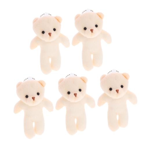 TOYANDONA 5 Stück Plüschtier Geldbörse Brieftasche Dekoratives Bärendekor Ausgestopfter Kleiner Bär Mini-kuschelbär Verschleißfestes Bärendekor Pp Baumwolle Beige TOYANDONA 5 Stück Plüschtier Geldbörse Brieftasche Dekoratives Bärendekor Ausgestopfter Kleiner Bär Mini-kuschelbär Verschleißfestes Bärendekor Pp Baumwolle Beige von TOYANDONA
