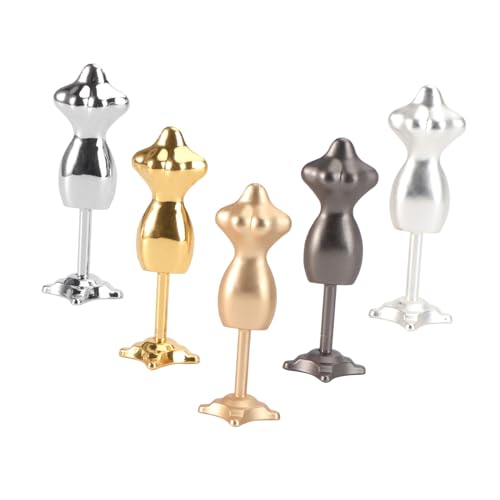 TOYANDONA 5 Stück Mini-Modell-kleiderbügel Aus Metall – Mini-kleiderständer Für Kinderspielzeug Foto-Requisiten Mini-hausdekor (metallfarbe) TOYANDONA 5 Stück Mini-Modell-kleiderbügel Aus Metall – Mini-kleiderständer Für Kinderspielzeug Foto-Requisiten Mini-hausdekor (metallfarbe) von TOYANDONA