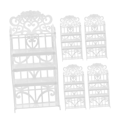 TOYANDONA 5 Stück Puppenschuhschrankspielzeug Puppenregal für Zubehör Puppenhauszubehör und Möbel Miniatur-Lagerregal Miniaturzubehör Puppenstiefel Organizer für Spielzeit Plastik Weiß TOYANDONA 5 Stück Puppenschuhschrankspielzeug Puppenregal für Zubehör Puppenhauszubehör und Möbel Miniatur-Lagerregal Miniaturzubehör Puppenstiefel Organizer für Spielzeit Plastik Weiß von TOYANDONA