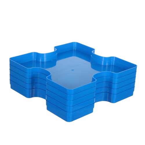 TOYANDONA 5 Stück Puzzlehne Puzzle-Aufbewahrungsschalen Puzzle-Stapeltabletts Organizer Tablett Perlen Tablett Aufbewahrungsbehälter für den Haushalt Plastik Himmelblau TOYANDONA 5 Stück Puzzlehne Puzzle-Aufbewahrungsschalen Puzzle-Stapeltabletts Organizer Tablett Perlen Tablett Aufbewahrungsbehälter für den Haushalt Plastik Himmelblau von TOYANDONA