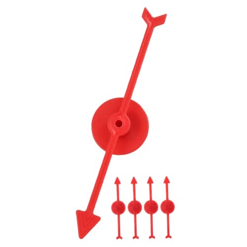 TOYANDONA Preisrad-Spielzeug 5-teilig Kunststoff-spielpfeil Für Jungen Und Mädchen Rotierendes Rad Für Partygeschenke Spiele von TOYANDONA