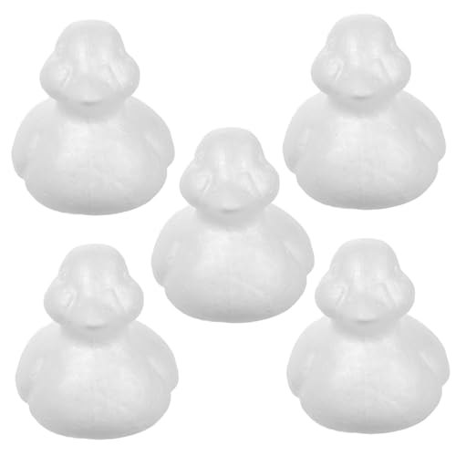 TOYANDONA 5 Stück Schaumstoff Enten Rohlinge Weiß Polystyrol DIY Basteln Handbemalbar Kreative Tierform für Kunstprojekte Partydeko Geschenkideen TOYANDONA 5 Stück Schaumstoff Enten Rohlinge Weiß Polystyrol DIY Basteln Handbemalbar Kreative Tierform für Kunstprojekte Partydeko Geschenkideen von TOYANDONA