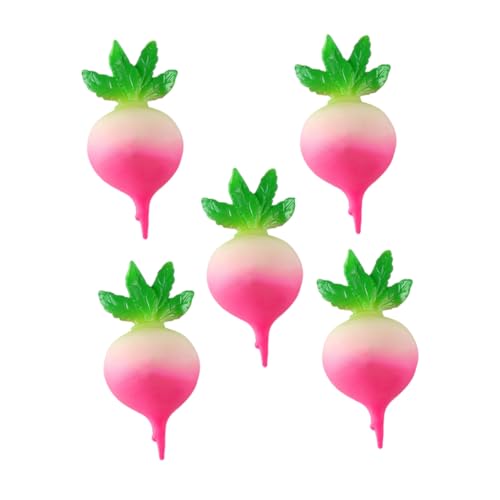 TOYANDONA 5 Stück Simuliertes Gemüse Künstliches Gemüse Künstlicher Rettich Simulationsgemüse Gemüse-Modell Gemüse-Display-Requisiten Künstliche Radieschen Realistisches Gemüse Rosa Harz TOYANDONA 5 Stück Simuliertes Gemüse Künstliches Gemüse Künstlicher Rettich Simulationsgemüse Gemüse-Modell Gemüse-Display-Requisiten Künstliche Radieschen Realistisches Gemüse Rosa Harz von TOYANDONA