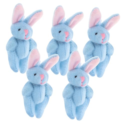 TOYANDONA 5 Stück Süße Rabbit Plüschspielzeuge für Ostern Geburtstagsfeiern Hochzeiten Dekorative Mini Hasenfiguren Kuschelig TOYANDONA 5 Stück Süße Rabbit Plüschspielzeuge für Ostern Geburtstagsfeiern Hochzeiten Dekorative Mini Hasenfiguren Kuschelig von TOYANDONA