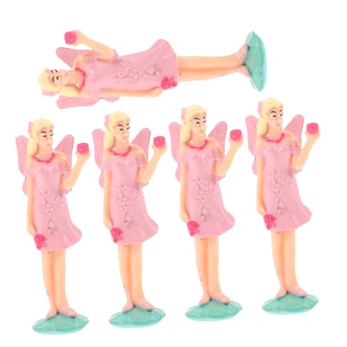 TOYANDONA 5 Stück Teiliges Balletttänzerinnen Puppen aus Kunststoff Tanzende Musikbox Figuren Sichere Dekoration als und Sammlerobjekt von TOYANDONA