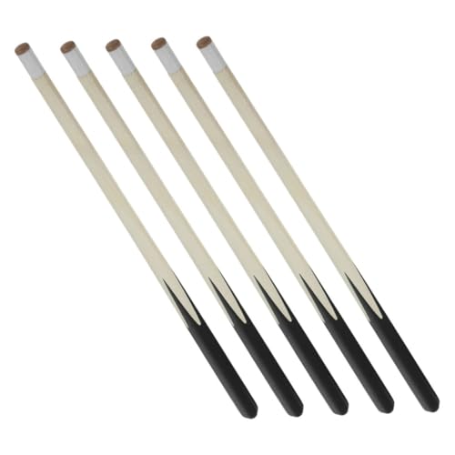 TOYANDONA 5 Stück Teiliges Mini Billard Queue Set aus Holz Kurz und Bruchsicher für Hand Auge koordination und Konzentration Beim Pool Billiardspiel TOYANDONA 5 Stück Teiliges Mini Billard Queue Set aus Holz Kurz und Bruchsicher für Hand Auge koordination und Konzentration Beim Pool Billiardspiel von TOYANDONA