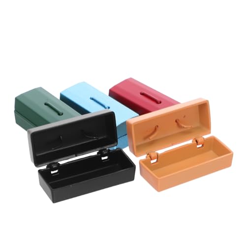 TOYANDONA 5 Stück Teiliges Mini Metall Werkzeugkasten Kompakte Mini Aufbewahrungsbox mit Realistischem Design für Puppenhaus Zubehör Kreative Szenen und Platzsparende Organisation von TOYANDONA
