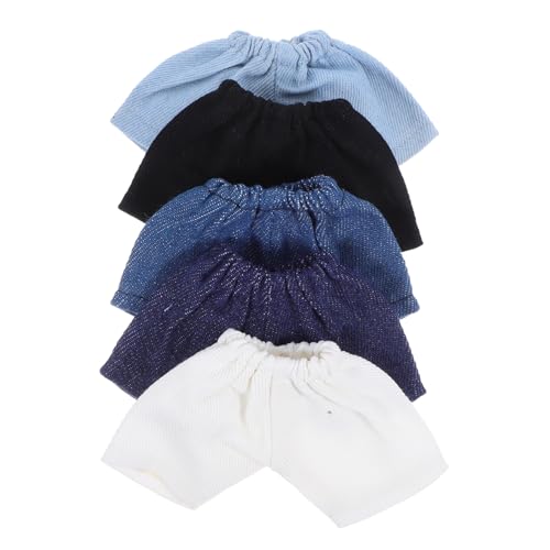 TOYANDONA 5 Stück Teiliges Mini Puppenhosen für Plüschpuppen Weiche Baumwollshorts mit Elastischem Bund Bequeme Kurz Puppenkleidung für Puppen Cosplay und Rollenspiele TOYANDONA 5 Stück Teiliges Mini Puppenhosen für Plüschpuppen Weiche Baumwollshorts mit Elastischem Bund Bequeme Kurz Puppenkleidung für Puppen Cosplay und Rollenspiele von TOYANDONA