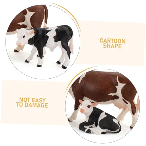 TOYANDONA 5 Stück Teiliges Miniatur Rinderfiguren aus Realistischem PVC Detailgetreue Bauernhof Tiermodelle Vielseitige Lernspielzeuge für Geeignet für Innen und Außenspiel Pädagogisch TOYANDONA 5 Stück Teiliges Miniatur Rinderfiguren aus Realistischem PVC Detailgetreue Bauernhof Tiermodelle Vielseitige Lernspielzeuge für Geeignet für Innen und Außenspiel Pädagogisch von TOYANDONA
