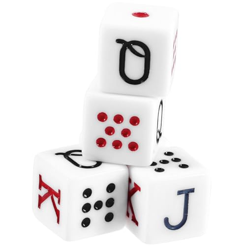 TOYANDONA 5 Stück Teiliges Pokerwürfel Seitige Weiße Spielwürfel mit Abgerundeten Ecken Lustige Requisiten für Ktv Bar und Geburtstagsparty Leicht und Kompakt für Brettspiele und Partyspiele TOYANDONA 5 Stück Teiliges Pokerwürfel Seitige Weiße Spielwürfel mit Abgerundeten Ecken Lustige Requisiten für Ktv Bar und Geburtstagsparty Leicht und Kompakt für Brettspiele und Partyspiele von TOYANDONA