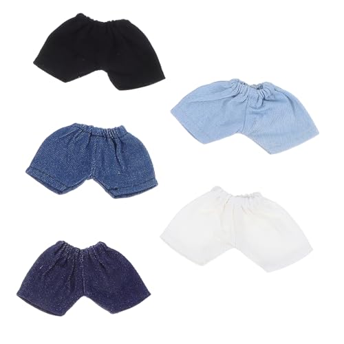 TOYANDONA 5 Stück Teiliges Puppen Shorts mit Elastischem Bund Weiche Baumwoll Mini Hose für Plüschpuppen Vielseitig Einsetzbar für Puppenkleidung und Dollhouse Dekoration TOYANDONA 5 Stück Teiliges Puppen Shorts mit Elastischem Bund Weiche Baumwoll Mini Hose für Plüschpuppen Vielseitig Einsetzbar für Puppenkleidung und Dollhouse Dekoration von TOYANDONA