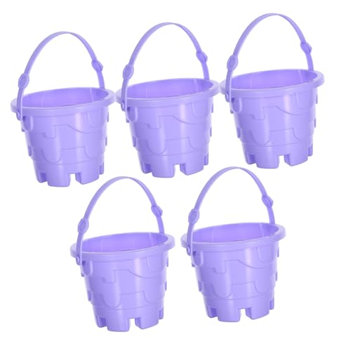 TOYANDONA 5 Stück Teiliges Sandspielzeug Strand Eimer aus Robustem Kunststoff Bunte Mini Sandkübel für Strand Garten für Jungen Mädchen Zufällige Farbe TOYANDONA 5 Stück Teiliges Sandspielzeug Strand Eimer aus Robustem Kunststoff Bunte Mini Sandkübel für Strand Garten für Jungen Mädchen Zufällige Farbe von TOYANDONA