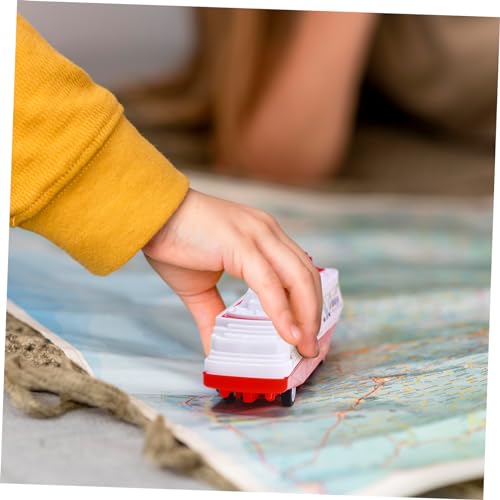 TOYANDONA 5 Stück Teiliges Schiffsmodell aus Robustem Glideschiff Boot mit Glatter Oberfläche Dekoratives Desktop Ornament Fördert Kreativität und Soziales Spiel von TOYANDONA