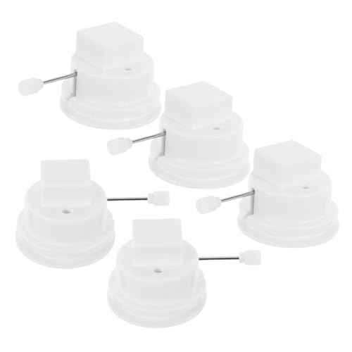 TOYANDONA 5 Stück Teiliges Wind Up Mechanismus aus Abs für Puppenbasteln für DIY Projekte Geburtstagsgeschenke und Weihnachtsüberraschungen von TOYANDONA