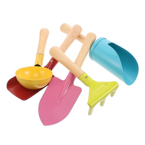 TOYANDONA 5 Stück Teiliges mit Sicherem Abgerundetem Design Handgerechte Griffe Kompakt und Reisefreundlich für Strand Sandkasten und Outdoor-Spiel von TOYANDONA