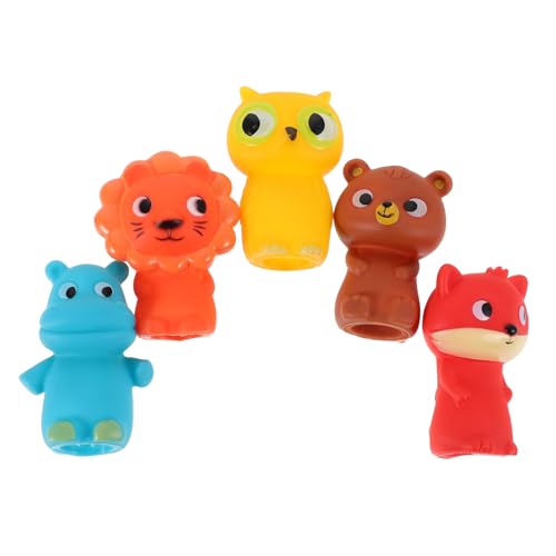 TOYANDONA 5 Stück Tierische Marionette Geschichte Zeit Fingerpuppen Simulation Von Tierspielzeug Tierische Fingerpuppen Für Fingerpuppen Für Kleinkinder Fingerpuppe Vinyl von TOYANDONA