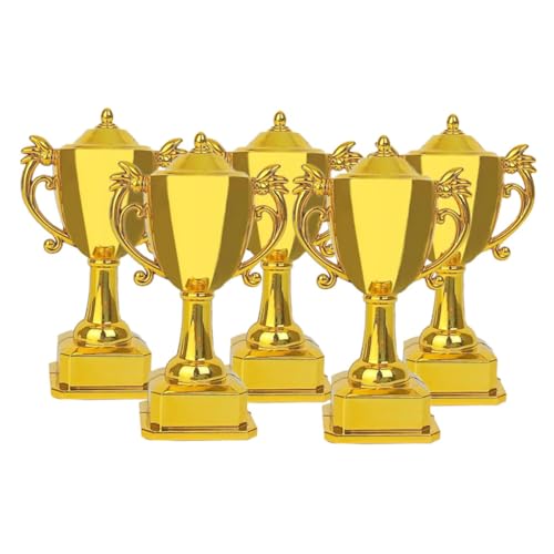 TOYANDONA 5 Stück Trophäenmodell Für Mini Zubehör Winzig Puppe Kinderpreis Trophäe Preisverleihung Fußball-trophäe Kleine Trophäe Siegerpokal Als Spiel Auszeichnungen Plastik Golden TOYANDONA 5 Stück Trophäenmodell Für Mini Zubehör Winzig Puppe Kinderpreis Trophäe Preisverleihung Fußball-trophäe Kleine Trophäe Siegerpokal Als Spiel Auszeichnungen Plastik Golden von TOYANDONA